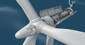 风电叶片动画制作