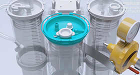 密闭式废液收集系統   动画制作