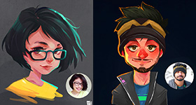 人物插画设计  动画制作