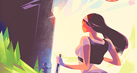 人物运动插画  动画制作