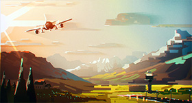 手绘卡通风格  动画制作